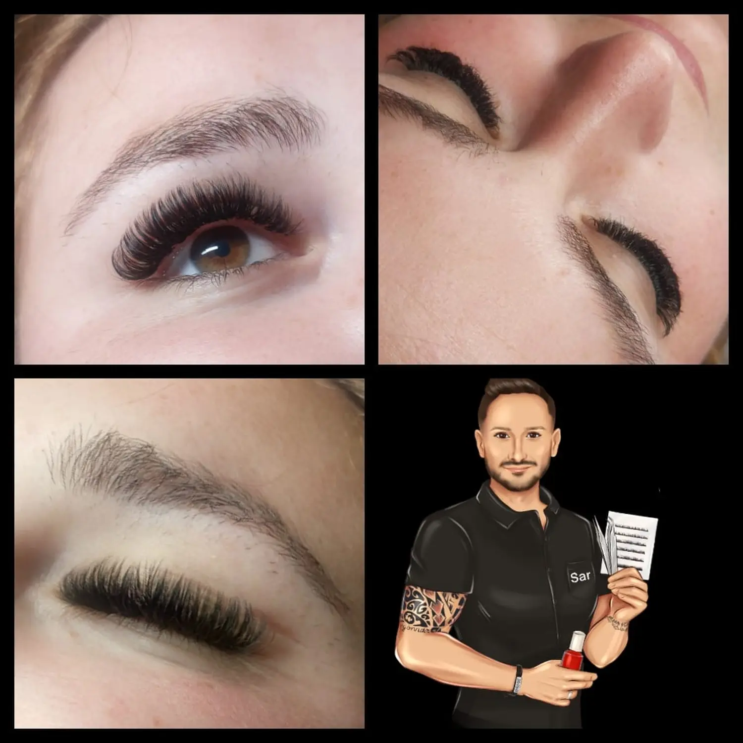 Lashes von Sar Cosmetics
