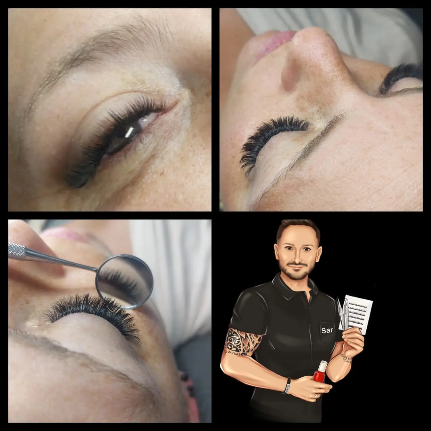 Lashes von Sar Cosmetics